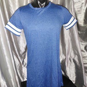 Yidarton Blue Short Sleeve Summer Dress. Size M Brand new with tags